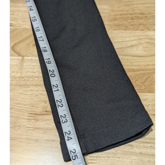 White House Black Market Pants Small Black Pull On Stretch Straight Leg Leggings - Picture 3 of 9